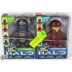 LOT OF 2 HALO ODD PODS FIGURES