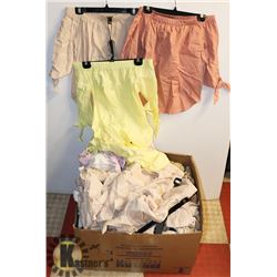 LOT OF WOMEN'S TOPS.