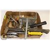 Image 1 : LOT WITH WRENCHES, VISES, HAMMERS AND MORE.