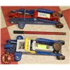 Image 1 : LOT OF 2 CAR JACKS, ONLY ONE BAR INCL.