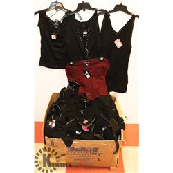 LOT OF ASSORTED WOMEN'S TOPS.