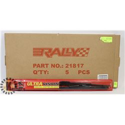 PACK OF 5 NEW 17" ALL SEASON WIPER BLADES