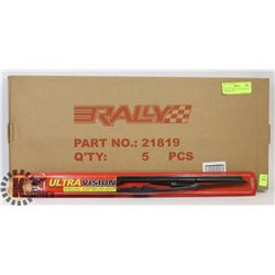 PACK OF 5 NEW ULTRA VISION 19" WIPER BLADES