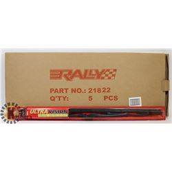 PACK OF 5 NEW 22" ULTRA VISION WIPER BLADES