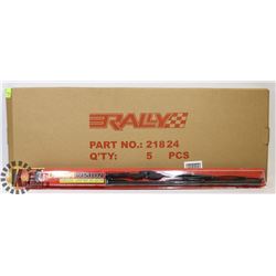 PACK OF 5 NEW 24" ULTRA VISION WIPER BLADES