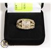 Image 1 : NEW GOLD PLATED RING SZ 8