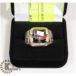 NEW GOLD PLATED RING SZ 10