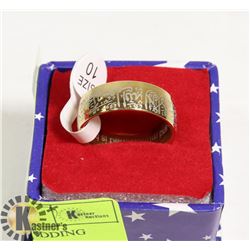 ARABIC STYLE MEN'S WEDDING STYLE BAND RING SIZE