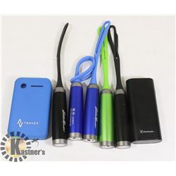 LOT OF 7 EDDIE BAUER POWER BANKS