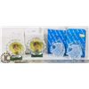 Image 1 : LOT OF 4 CRYSTAL DISPLAYS.