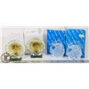 Image 1 : LOT OF 4 CRYSTAL DISPLAYS.