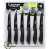 Image 1 : NEW 6PC CUISINART CERAMIC COATED STEAK KNIVES SET