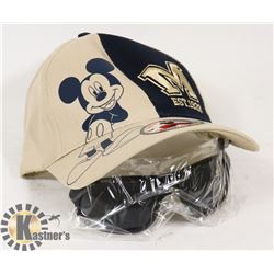 NEW ADJUSTABLE SIZE MICKEY MOUSE BALLCAP WITH