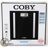Image 1 : NEW COBY DIGITAL GLASS BODY FAT SCALE WITH