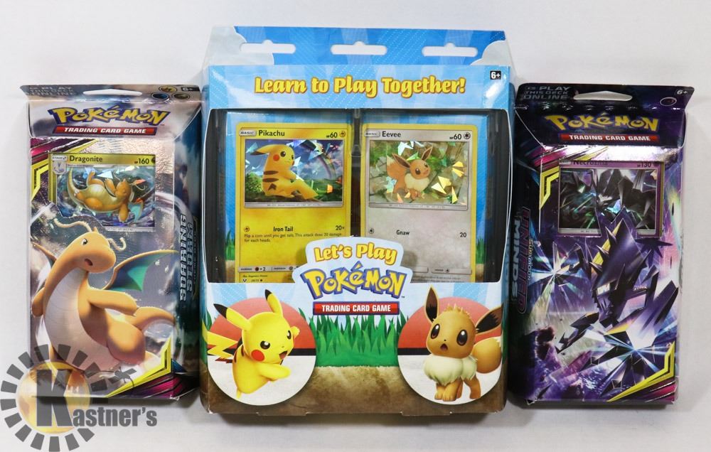 COLLECTION OF 4 POKÉMON THEME DECKS NEW SEALED