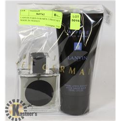 LANVIN PARIS FOR MEN 2 PIECE SET MADE IN FRANCE