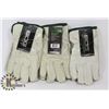 Image 1 : LINED LEATHER DRIVER WORK GLOVES SIZE MEDIUM