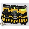 Image 1 : 3 PAIRS OF BDG HEAVY DUTY WORK GLOVES SIZE LARGE