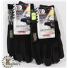 Image 1 : 2 PAIRS OF MEDIUM GTD MECHANIC WORK GLOVES