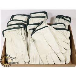LOT OF THIN-LINED WORK GLOVES SIZED S-M.