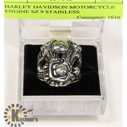 HARLEY DAVIDSON MOTORCYCLE ENGINE SZ 9 STAINLESS