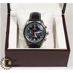 REPLICA MENS OMEGA SPEED MASTER WITH CHERRY WOOD