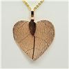 Image 1 : NATURAL LEAF NECKLACE