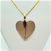 Image 2 : NATURAL LEAF NECKLACE