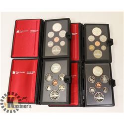 LOT OF 4 SILVER DOUBLE DOLLAR CANADA COIN SET IN