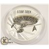 Image 1 : 2016 STAR TREK $1 FINE SILVER .999 ONE OUNCE COIN.