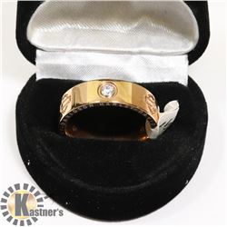 HARLEY DAVIDSON ROSE GOLD COLORED  RING SZ 10