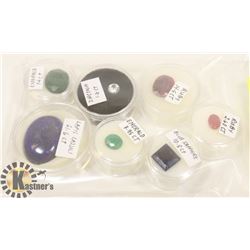 108.45 CARATS OF GENUINE RUBY, EMERALD, SAPPHIRE