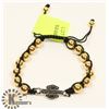 Image 1 : CHROME GOLD HARLEY DAVIDSON BRACELET