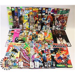 LOT OF 25 ASSORTED MARVEL COMICS.