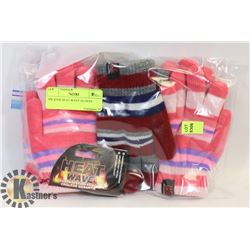 3PK KIDS HEAT WAVE GLOVES