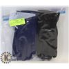 Image 1 : 2PK LADIES LEATHER GLOVES SMALL.