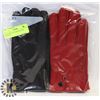 Image 1 : 2PK LADIES LEATHER GLOVES MEDIUM.