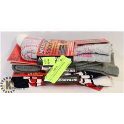 3PK LADIES HEAT WAVE SOCKS.