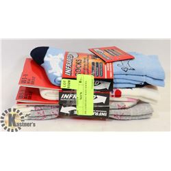 3PK LADIES HEAT WAVE SOCKS.