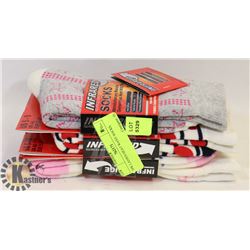 3PK LADIES HEAT WAVE SOCKS.