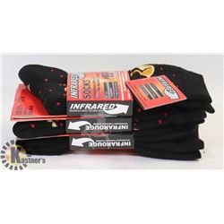 3PK MENS HEAT WAVE SOCKS.