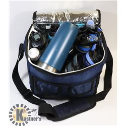 BIG LUNCH BAG AND EDDIE BAUER GYM-SCHOOL BOTTLES