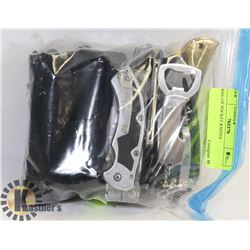 BAG OF POCKET KNIVES