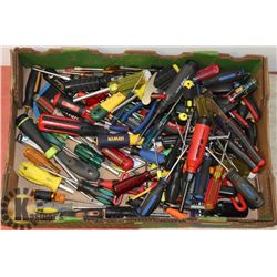 LARGE FLAT OF ASSORTED HAND TOOLS