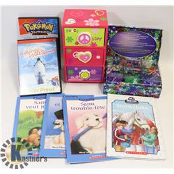 KIDS FLAT WITH 3 DRAWER PULLOUT MINI DRESSER, NEW