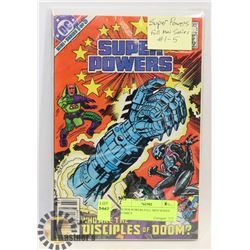 SUPER POWERS FULL MINI SERIES COMICS.