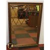 Image 1 : GOLD TONED FRAMED MIRROR