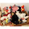 Image 1 : 2 BOXES OF VINTAGE STUFFED ANIMALS