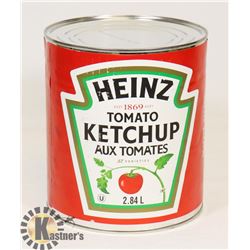 TIN OF HEINZ TOMATO KETCHUP AUX TOMATES, 2.84 L