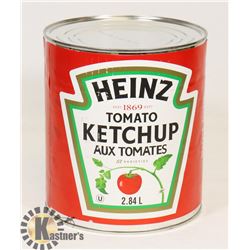 TIN OF HEINZ TOMATO KETCHUP AUX TOMATES, 2.84 L